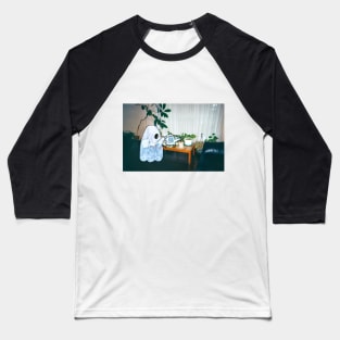 Ghost and It's Plant Friends Baseball T-Shirt